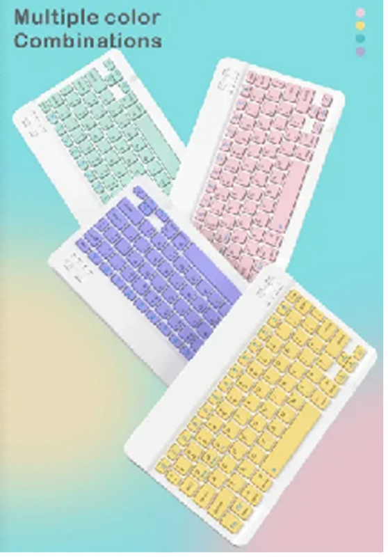 9.7-inch Bluetooth Keyboard Meerdere kleuren opties 6.4mm Dikte 183g Lichtgewicht Design Bluetooth 3.0 Dual-mode verbinding