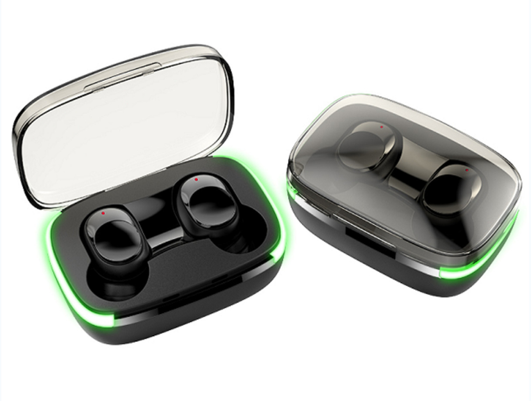 ETEK F8 luidspreker ondersteunt MICRO/USB-C aanpasbaar 30mAh koptelefoonbatterij 200mAh oplaadkas Klein lichtgewicht