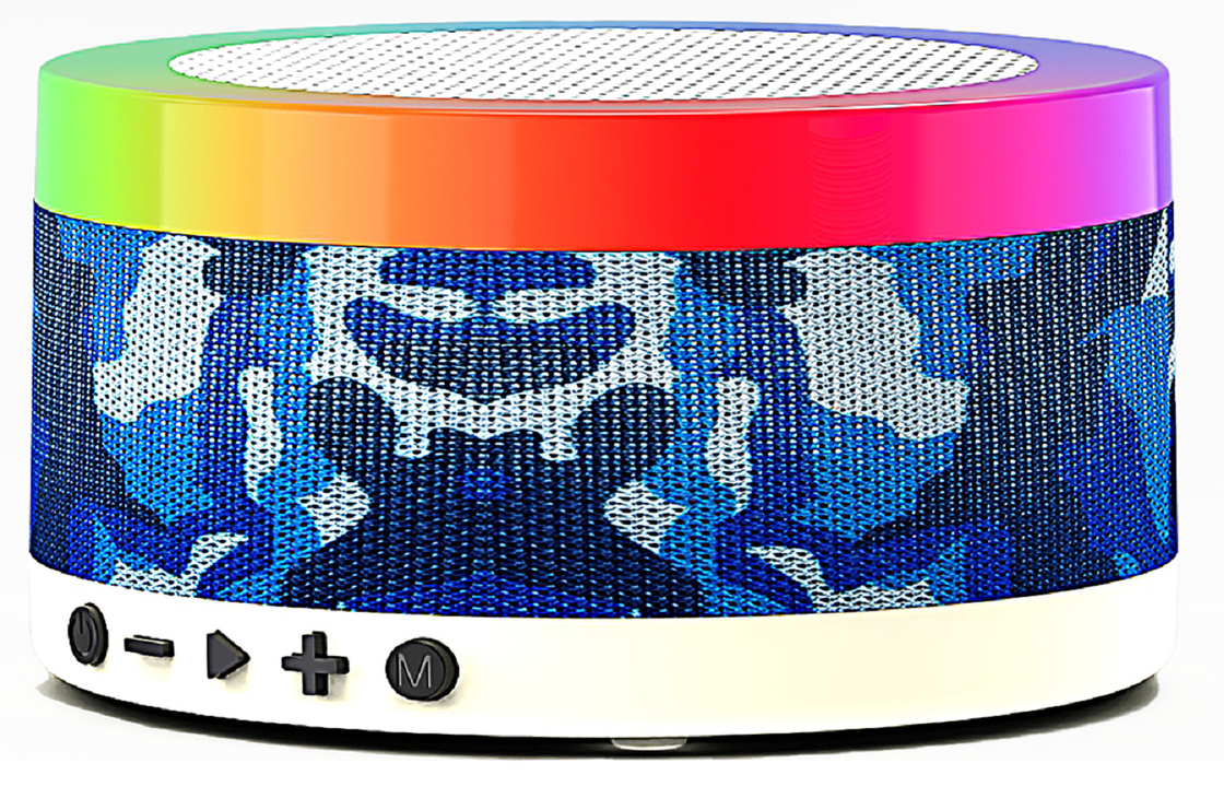 RMS 15W Power 102mm Luidspreker Bluetooth TF Card USB FM Radio Ondersteuning 2400mAh Batterij Kleurrijke LED-lichten met meerdere modi