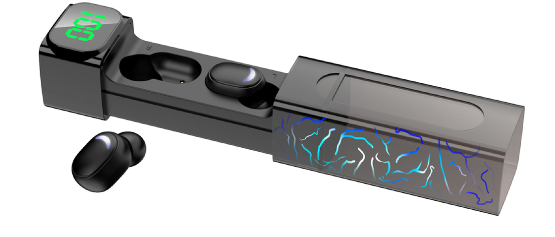 Bluetooth oortelefoon lage latentie lange batterijduur 4 uur opladen 200mAh Hoofdstuk F8 Koperen ring luidspreker ingebouwde batterijbescherming