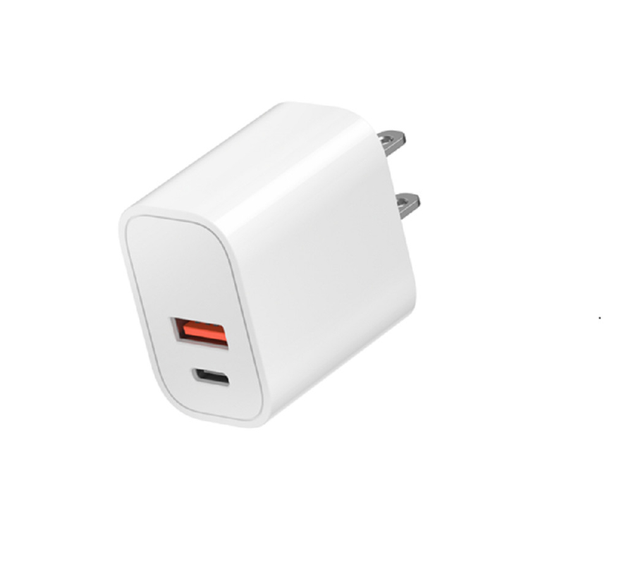 Dual Port Fast Charging USB-C+USB-A ondersteunt PD/QC Fast Charging Protocol 110-240V 50/60Hz Global Universal