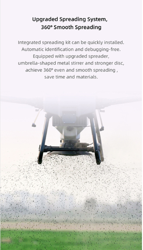 Z30P 30kg Load Agricultural Drones Solution Under Z Series Nieuwe trussstructuur En Z-vormige vouwarm