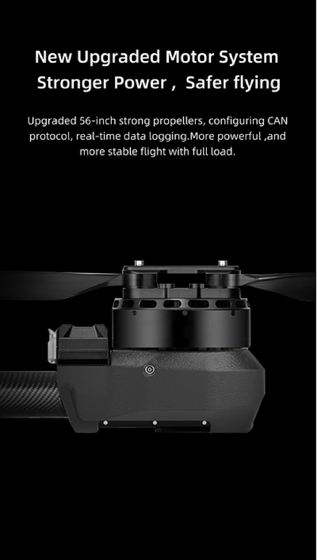 Z50P 50kg Load Agricultural Drones Solution onder Z-serie, uitgerust met grote stroom impellerpompen en watergekoelde centrifuge