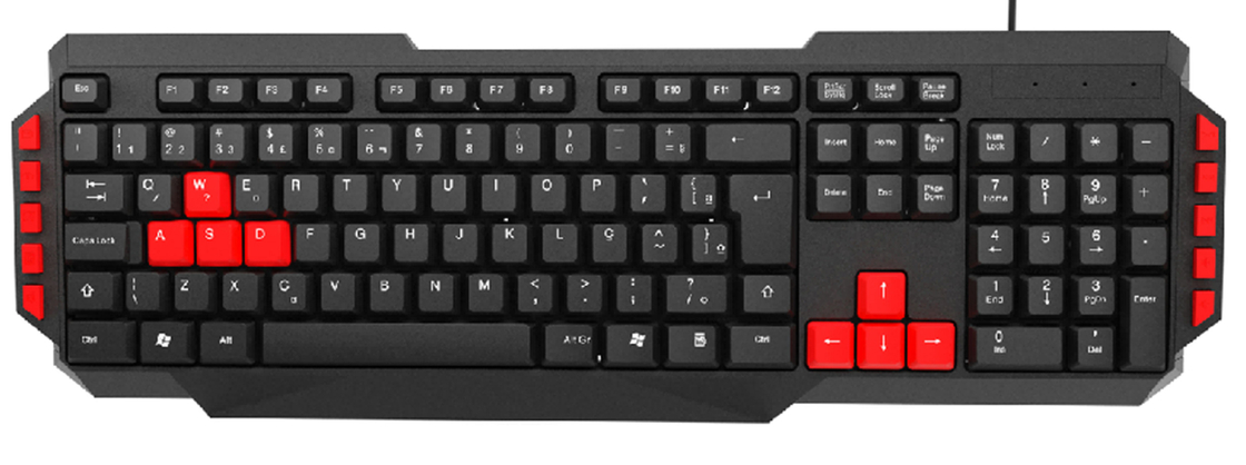 Waterdicht computertoetsenbord 441g 1,2 meter Draad 104 toetsen + 10 sneltoetsen USB Plug-and-play HIPS Ergonomisch ontwerp Voor kantoorwerkers Thuisgebruikers