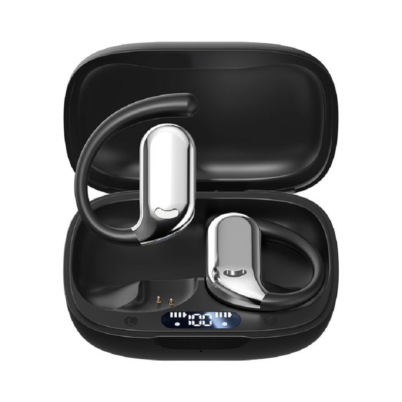 Bluetooth 5.4 TWS Earbuds F14 koperen ring luidspreker, AAC/SBC, 6H Playtime & 200mAh Charging Case