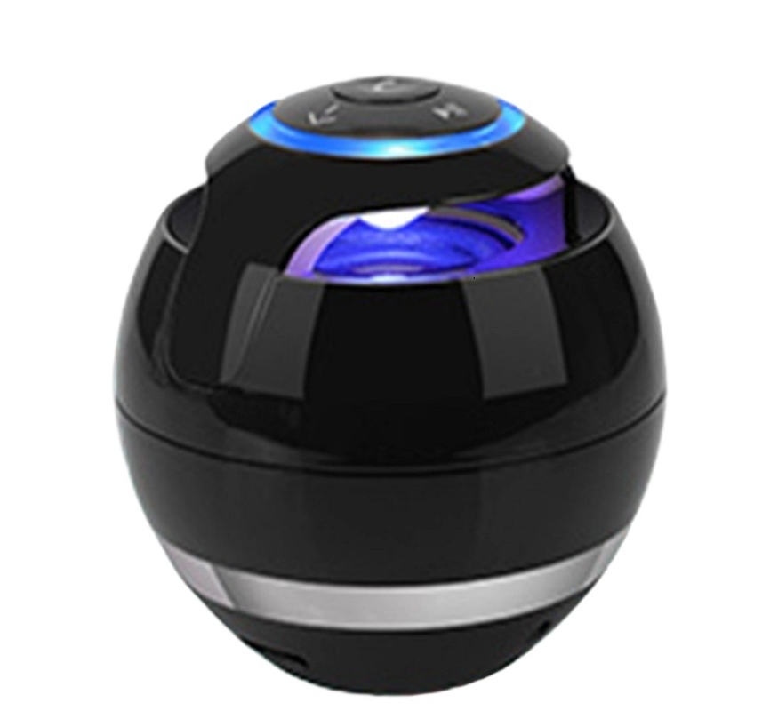 Compact lichaam (D78*H78mm). Ondersteunt Bluetooth, AUX, TF kaart, FM radio. Ingebouwde 300mAh batterij, USB opladen. 40mm luidspreker eenheid.