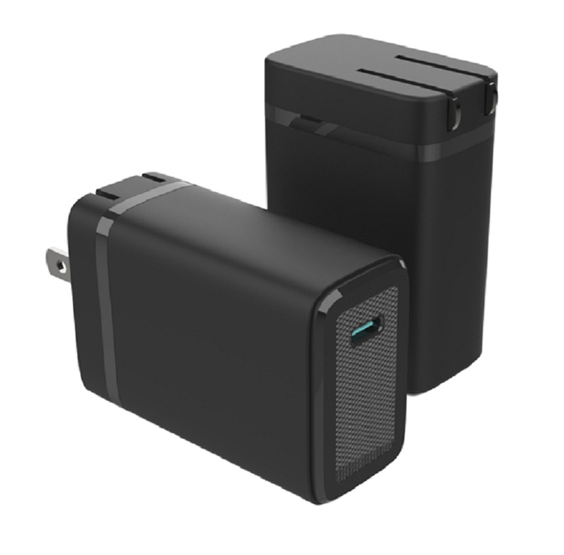 Snelle Mobiele Telefoon Oplader, GaN-technologie, 45W PD snelladen, 110-240V breed voltage, USB-C poort