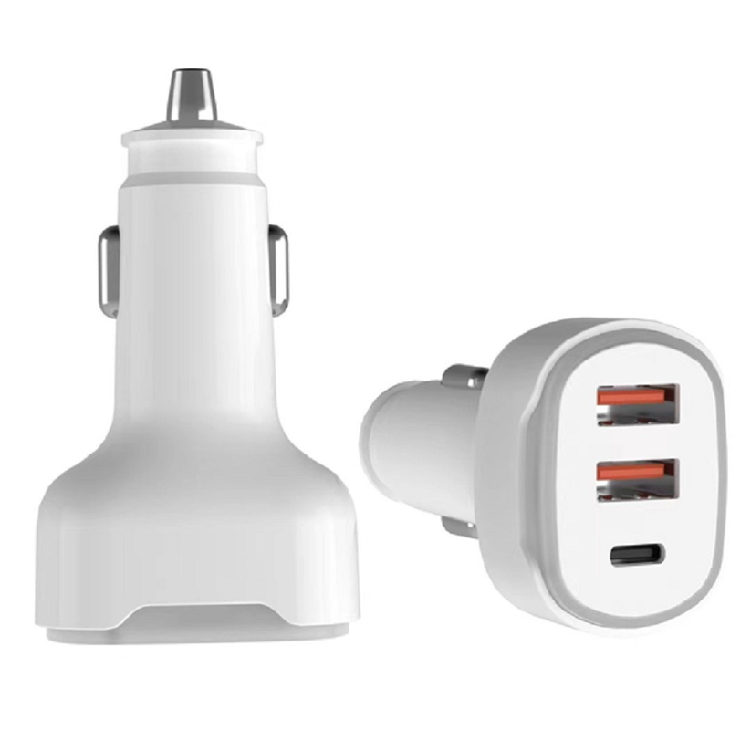 56W totale stroomopbrengst USB-C PD 20W snel opladen + dubbel USB-A QC 18W snel opladen Compact ontwerp + LED-indicator licht