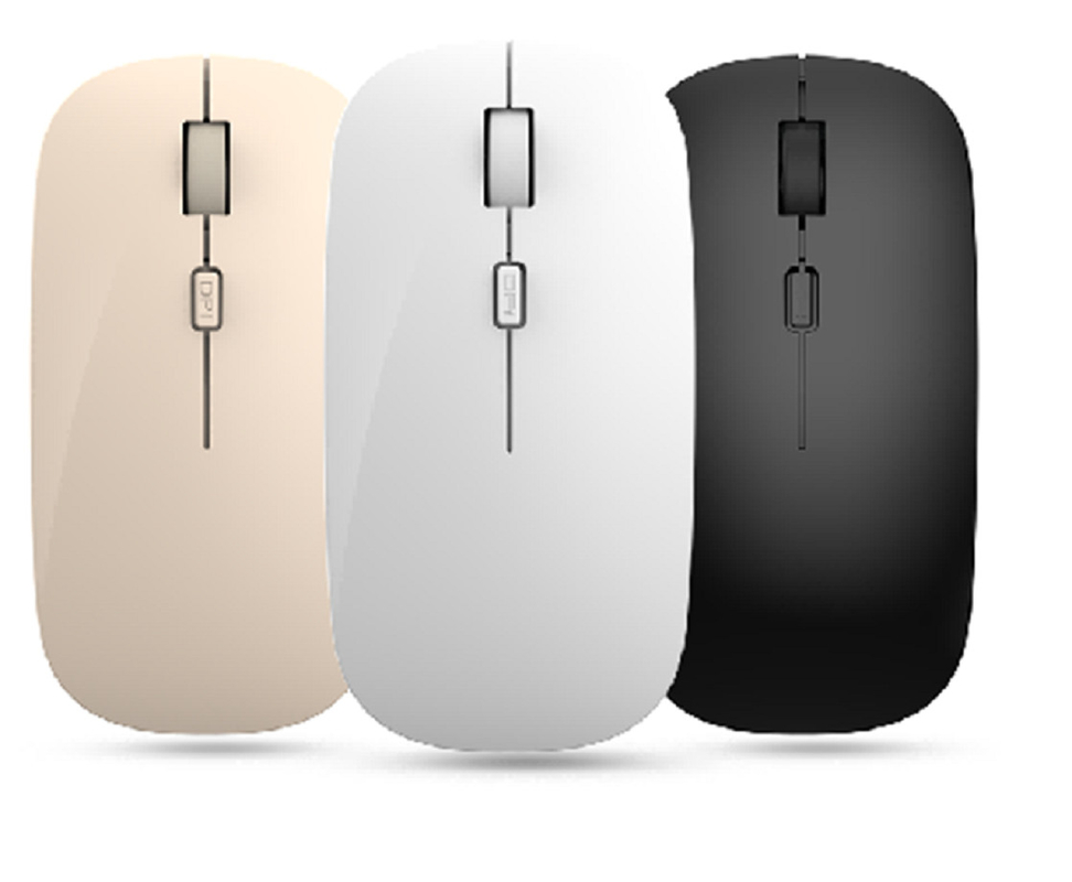 2.4G Draadloze Muis met Windows en IOS Vier Precisie Knoppen 1200DPI Tracking ABS Materiaal