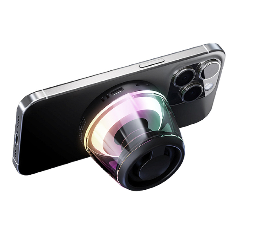 Bluetooth Speaker met 5W Vermogen 40mm Driver 500mAh Batterij RGB Licht Bluetooth 5.3 Compact Ontwerp 4x5x5.5cm