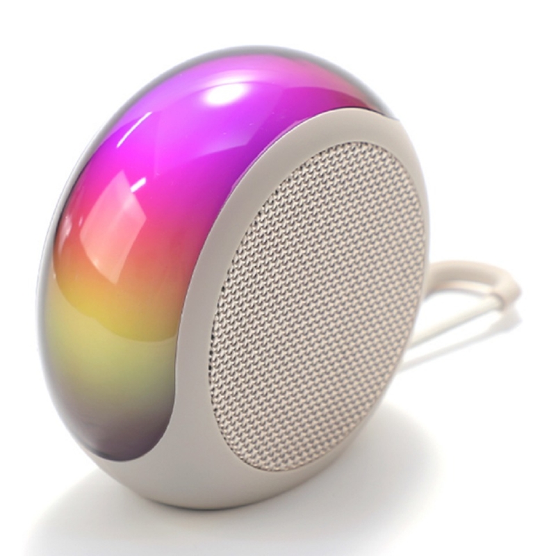 ETEK Draagbare Bluetooth 5.3 Luidspreker Met 7W Bass 1200mAh Batterij RGB Licht & TF/FM Afspelen Zwart Rood Groen Wit