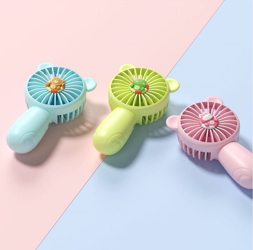 Mini USB Handheld Fan 500mAh Batterij ABS+PP Veilig materiaal Draagbare kantoorventilator Met oplaadkabel