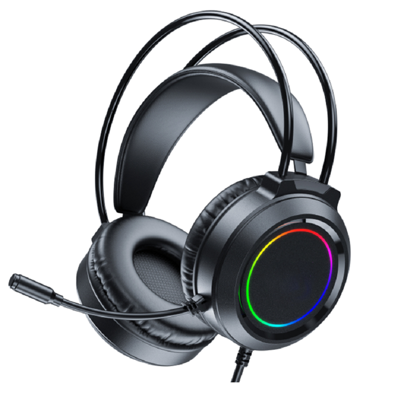 ETEK Gaming Bedrade Hoofdtelefoon 50mm Driver 20Hz-20kHz Respons Omnidirectionele Microfoon 2.0M Kabel