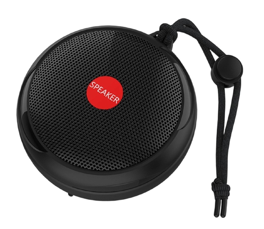 Draagbare Bluetooth 5.3-luidspreker met IPX7 waterdichtheid, 52 mm driver, 3W output, Type-C snellaad luidspreker (zwart/rood/blauw/groen)