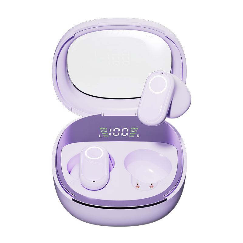 ETEK Bluetooth 5.4 TWS oortelefoon met F13 Koperen Ring, 25mAh oortelefooncel + 200mAh case (beschermingsbord), 3 kleuropties.