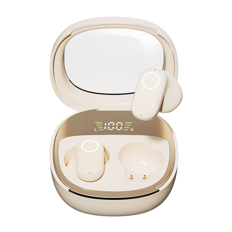 ETEK Bluetooth 5.4 TWS oortelefoon met F13 Koperen Ring, 25mAh oortelefooncel + 200mAh case (beschermingsbord), 3 kleuropties.