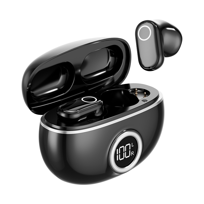 ETEK Plated Bluetooth 5.4 TWS oortelefoon met F10,25mAh oortelefooncel + 230mAh behuizing (beschermingsbord),2-3 uur oproeptijd.