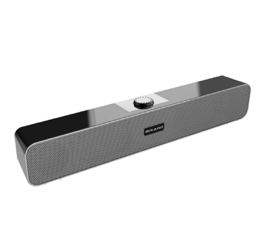 Ultra-zwakke USB-soundbar met dubbele 2-inch drivers 3W*2 Stereo Plug-and-play 55mm Slim profiel