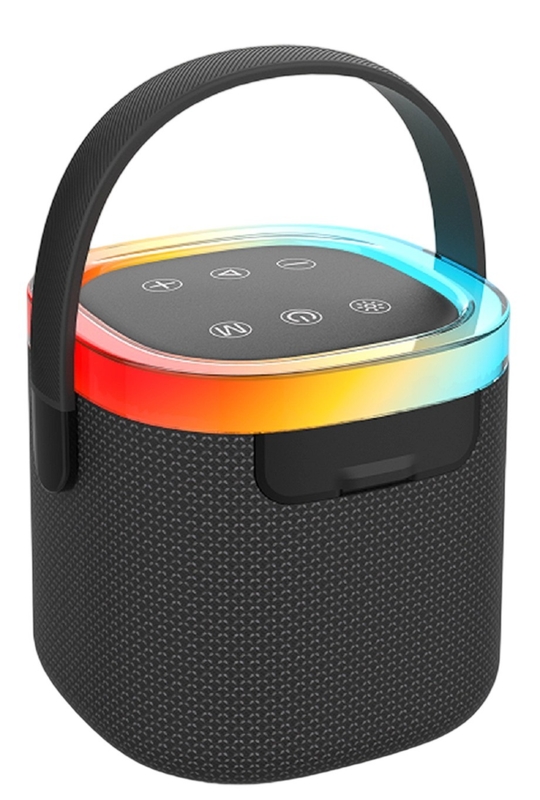 66mm 10W waterdichte luidspreker met IPX5 Carrying Handle 1800mAh batterij AUX/TF/USB/FM 4-mode afspelen / bellen