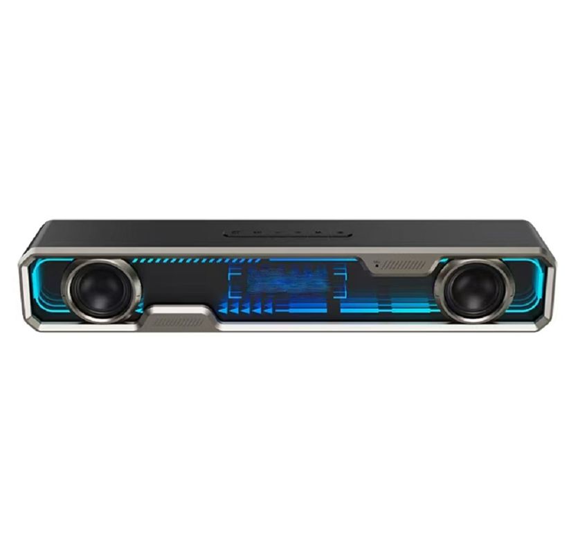 6W Dual Driver Soundbar met USB-opladen en stof met 35Hz-16KHz Frequency Response >36dB SNR aangedreven door DC 5V