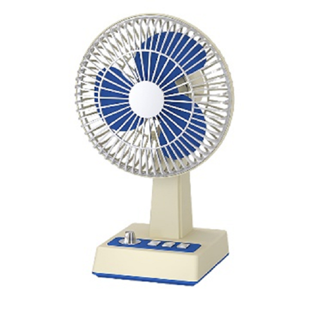 ETEK 3600mAh oplaadbare borstelloze motorventilator, 5-8H runtime, groen/roze