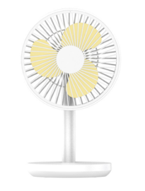 Rechargeable Brushless Motor Fan with 3600mAh Battery for 3-5 Hours Runtime and Low Noise Operation