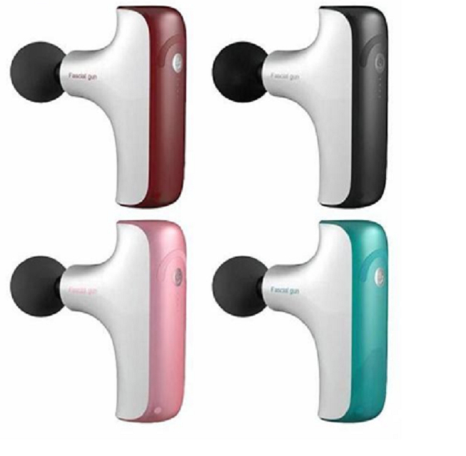 Draagbare Spiermassager ABS Lichaam 1800mAh Batterij 7.4V 30W 1500-4000RPM 5 Massagekoppen 4 Modi Knopbediening