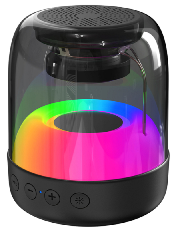 Draagbare Bluetooth-luidspreker 3W2-inch Driver ABS Shell RGB Lighting 500mAh Ondersteunt BT/AUX/USB/TF Handsfree Call
