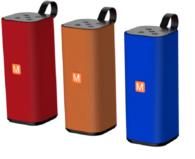 6W Draagbare Bluetooth Luidspreker, ABS+Stof, Jie Li Chip, TF/FM/AUX/USB, Handsfree Bellen, 1200mAh Batterij