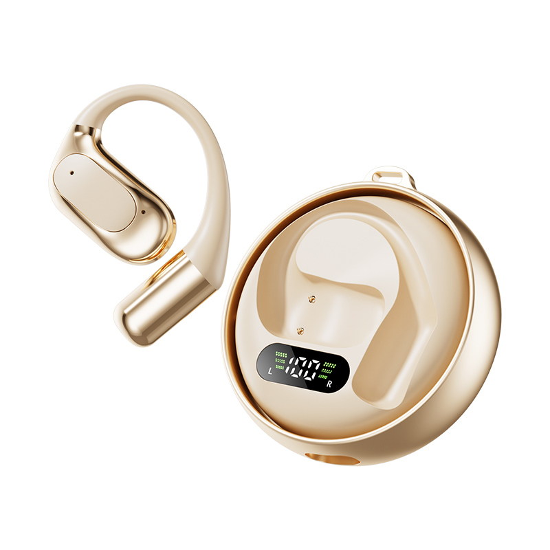 TWS Bluetooth 5.4 oordopjes,A2DP/AVRCP/HFP, 13mm koper ring driver, zwart/huidkleur, Bluetrum5756C chip
