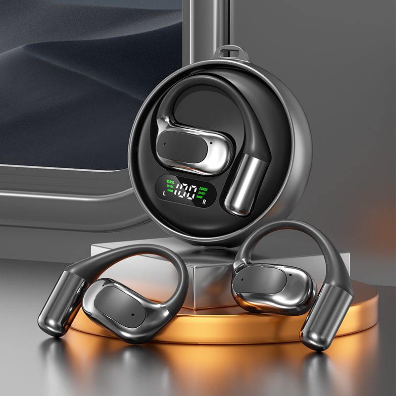 TWS Bluetooth 5.4 oordopjes,A2DP/AVRCP/HFP, 13mm koper ring driver, zwart/huidkleur, Bluetrum5756C chip
