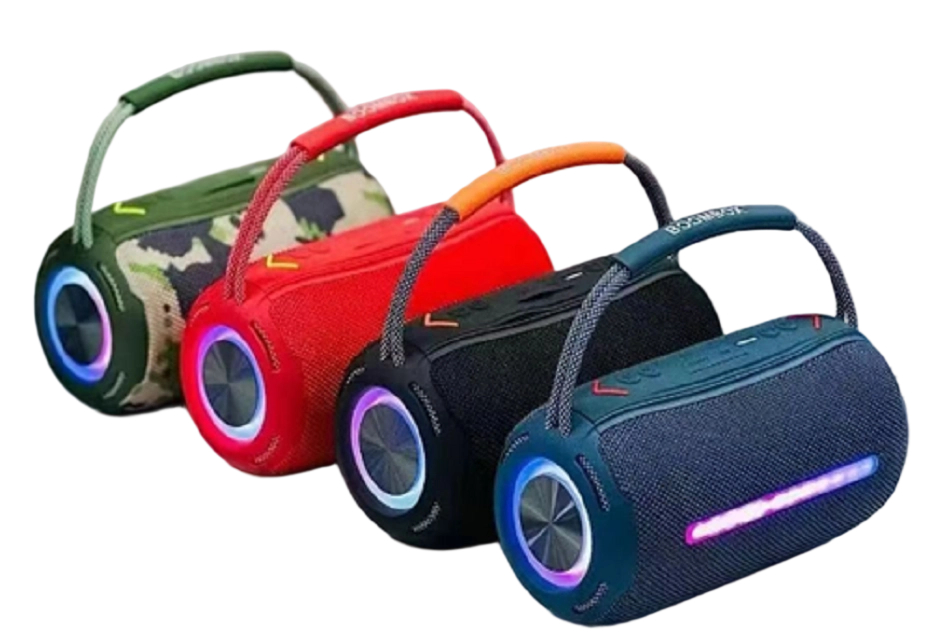 10W Party Bluetooth Speaker,Dual 5W RMS,BT/AUX/TF/U Disk,1200mAh Battery, Cloth+Plastic Design,for Party,Outdoor,Home,etc