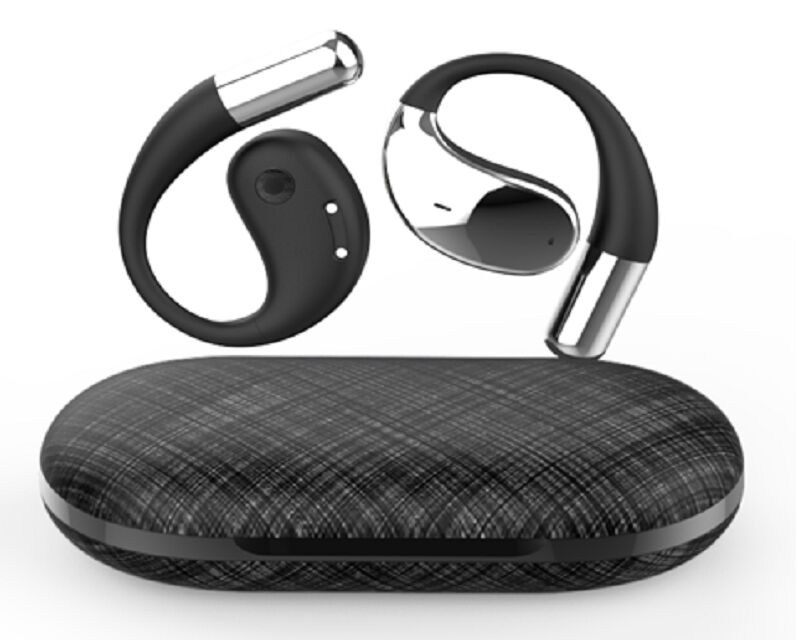 OWS Bluetooth-oorbellen,AB5656C-chip, 14mm-driver, 3 uur speeltijd, 30mAh+300mAh batterij, HSP/HFP/A2DP/AVRCP, 10m bereik, 3 kleuren