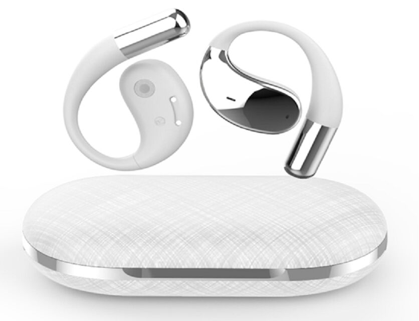 OWS Bluetooth-oorbellen,AB5656C-chip, 14mm-driver, 3 uur speeltijd, 30mAh+300mAh batterij, HSP/HFP/A2DP/AVRCP, 10m bereik, 3 kleuren