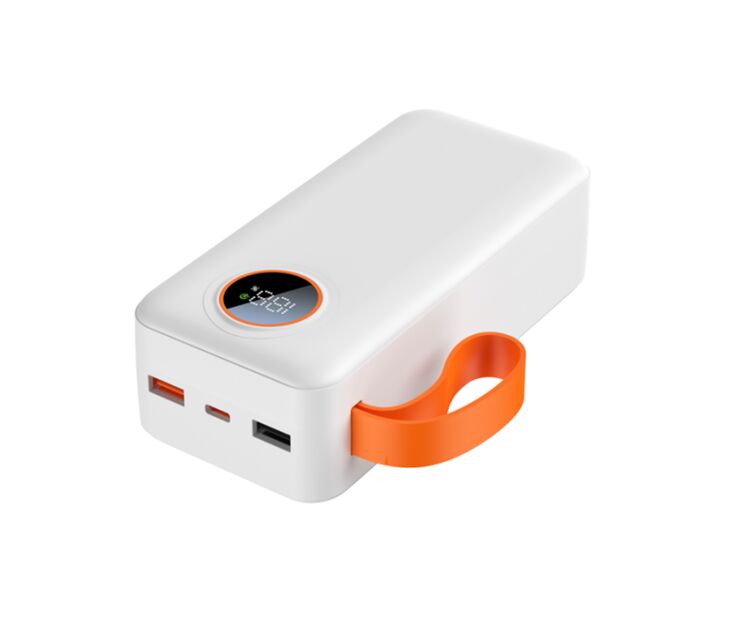 30000mAh PD 22.5W Power Bank,Triple Grade-A Polymer Cells (10000mAh*3), USB-C & USB-A, 147*68*43mm, Zwart/Wit