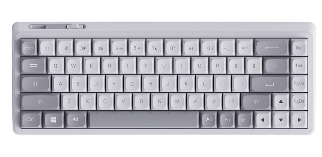 Hot-swappable RGB mechanisch toetsenbord, ABS behuizing, Double-Shot keycaps, 3000mAh, Full N-Key Rollover