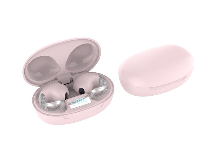 OWS Open-Ear Wireless Earbuds, 12mm Driver, 4H Playtime, Bluetrum 5656T, Zwart/Wit/Roze/Rood