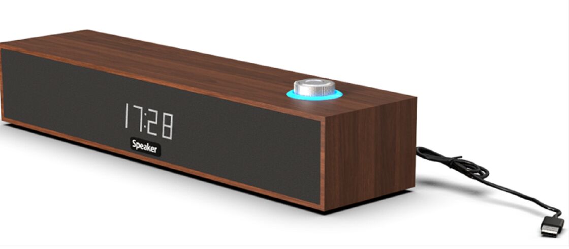 Houten Bluetooth speaker, Bluetrum V5.4, 6W Stereo, 2