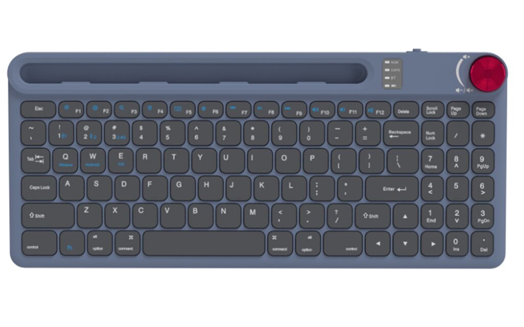 96-toets Bluetooth 5.0 toetsenbord, Dual BT 3.0/5.0, AAA-batterij, Aangepast logo