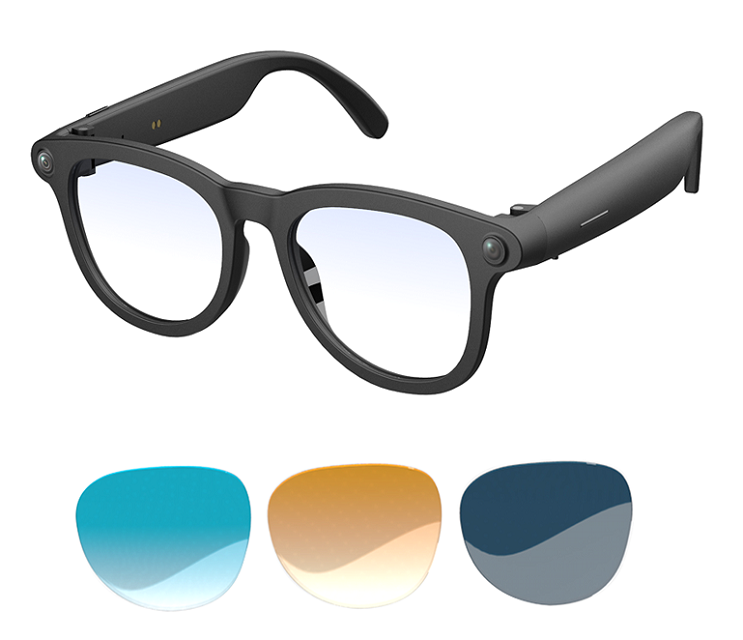 Bluetooth 6.0 Slimme zonnebrillen met camera en real-time vertaling, Type-C oplaadbaar