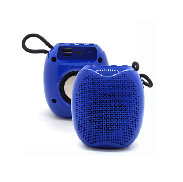 Mini Bluetooth 5.0 luidspreker, 3W draagbare audio met Type-C opladen (Zwart/Rood/Blauw)