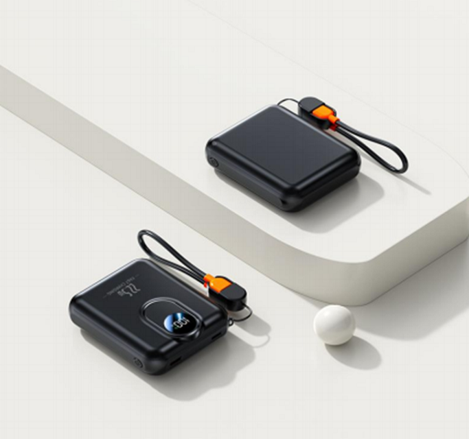 10000mAh 22,5W Fast Power Bank Ingebouwde kabels Kleurdoos