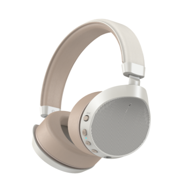 BT5.3 ANC-hoofdtelefoon, 40mm-driver, 40H batterij, dubbele ANC-modus, 2,5H snel opladen