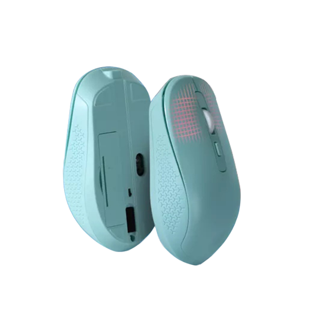 4D draadloze muis. 2.4GHz verbinding. 3-stap DPI. AA batterij. Zwart/wit/roze/blauw.