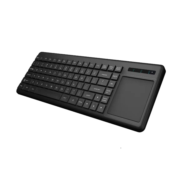 89-toets Dual-Mode Draadloos Touch Toetsenbord, 2.4G + BT5.0 + Type-C Oplaadbaar, 500mAh Batterij & 10M Toetsaanslag Levensduur