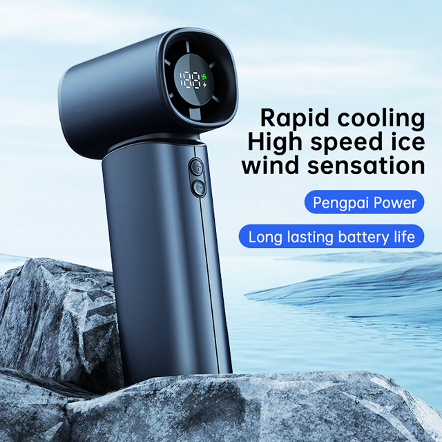 3600mAh Handheld Ventilator 19000RPM 100 Gears Speed Control 12W Draagbare Mini Ventilator ABS Lanyard USB Charge